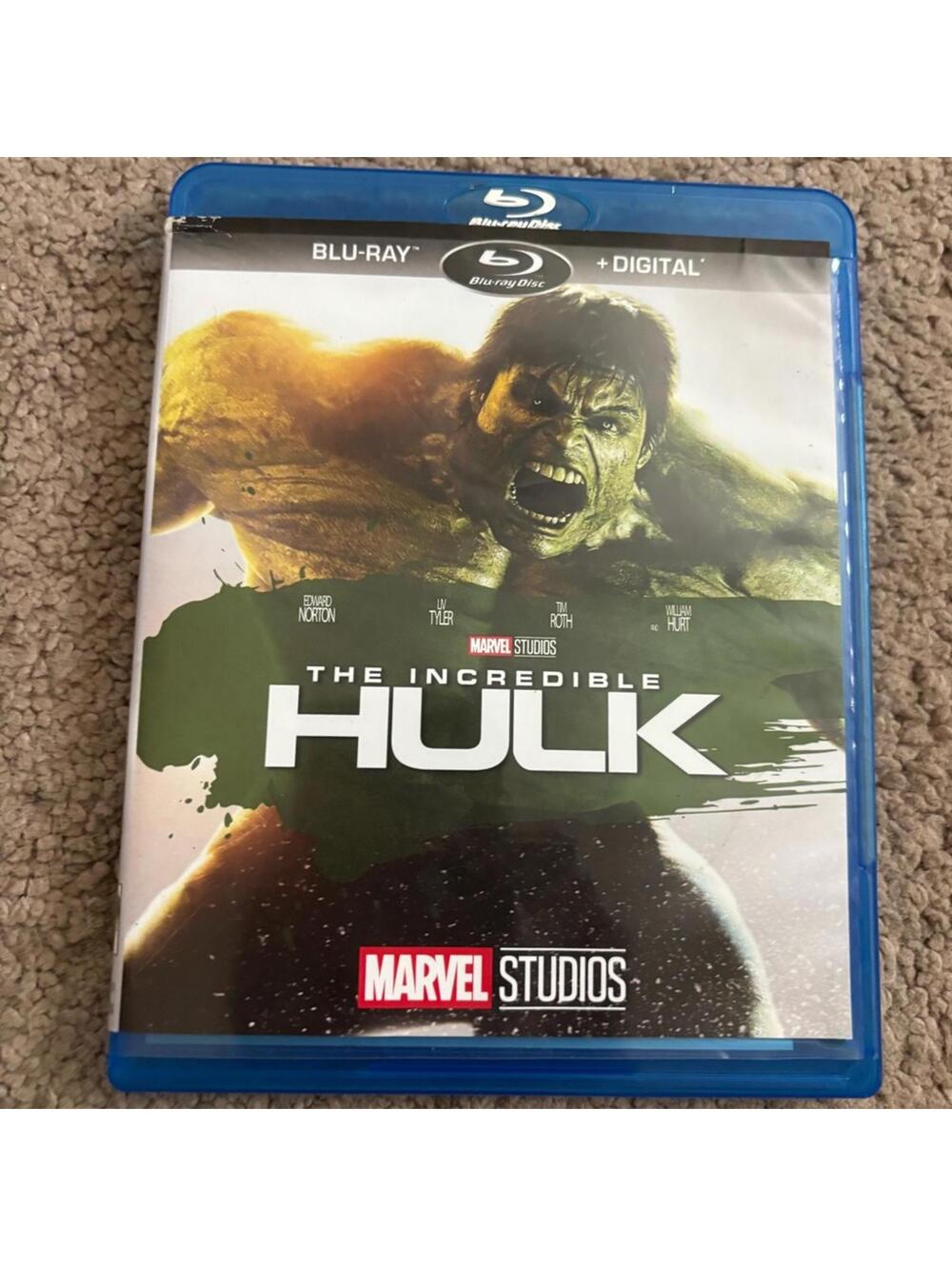 The Incredible Hulk Blu-ray Marvel Studios Edward Norton Action Movie
